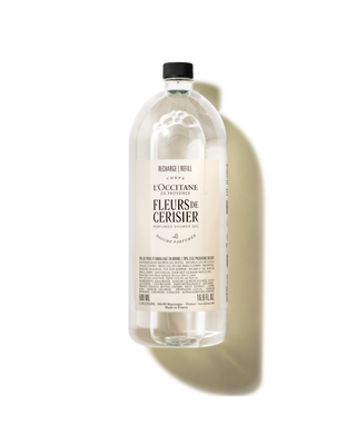 Eco-Refil Sabonete L&iacute;quido Corporal Perfumado Fleurs de Cerisier 500mL (Flor de Cerejeira)